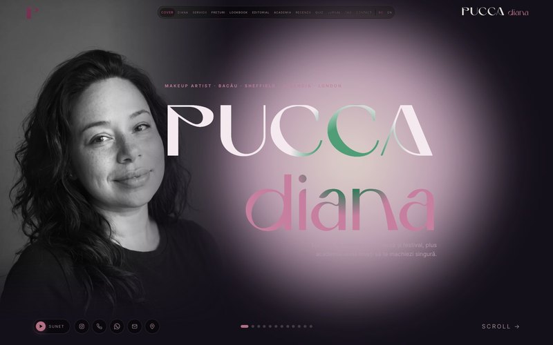 Pucca Diana Makeup artist & academy · Alkeme Design