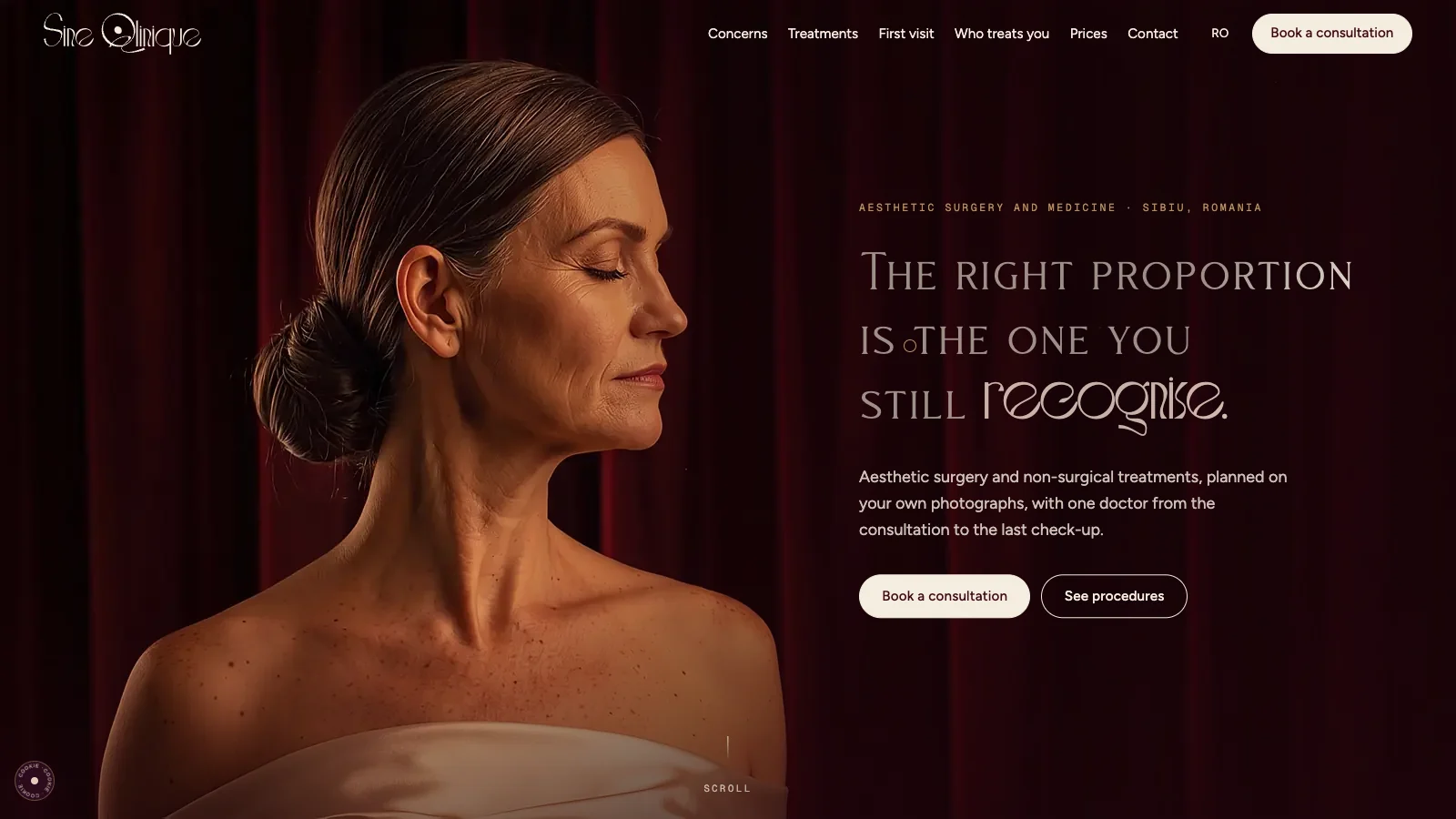 Sine Qlinique Concept & name · Alkeme Design