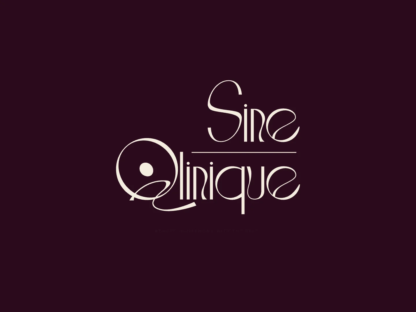 Sine Qlinique Website: the homepage · Alkeme Design
