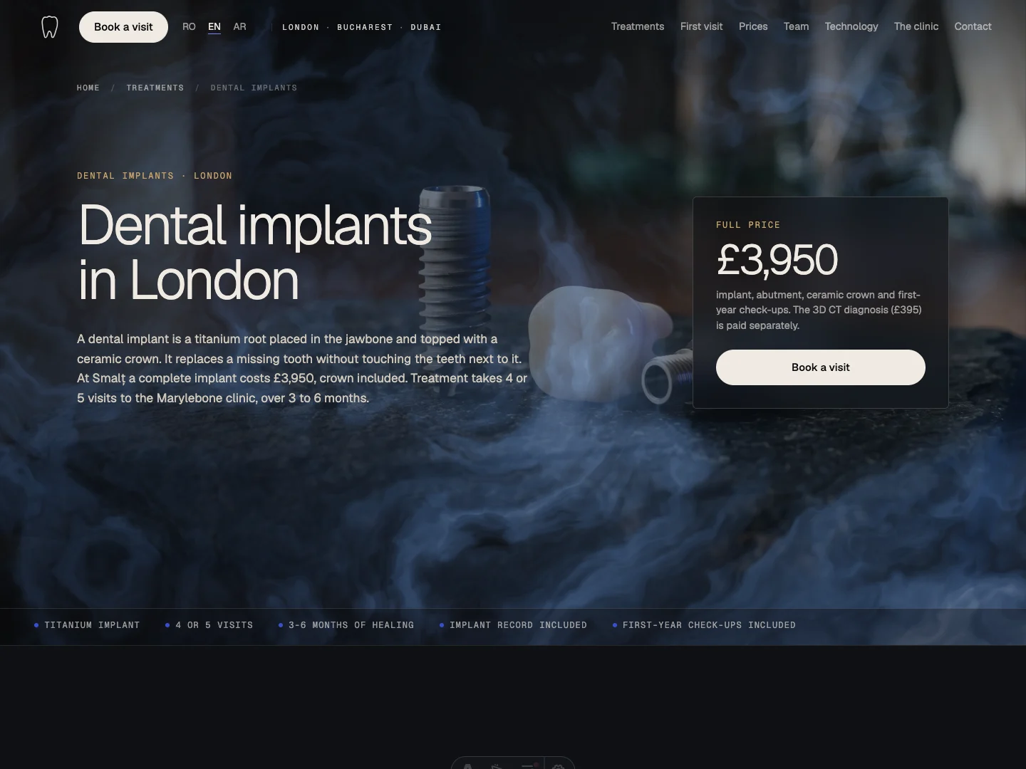 Smalț Treatments, prices and booking · Alkeme Design